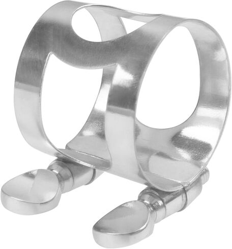 2Pcs Yootones Metal Tenor Saxophone Ligature Fastener Compatible with Tenor Saxophone Sax (Chrome) in Saudi Arabia