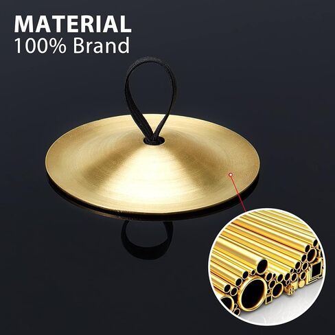 40 Pcs Finger Cymbals Belly Dancing Musical Instrument Percussion Zills Instruments for Adults Dancer Party (Gold, Silver) in Kuwait