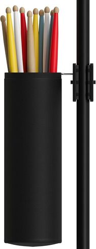 حامل عصا الطبل، حقيبة عصا الطبل من النايلون قابلة للتعديل، حقيبة حاوية عصا الطبل أو فرشاة مطرقة، حامل عصا الطبل بمشبك عالمي، يحمل ما يصل إلى 10 أزواج من عصي الطبل in Kuwait