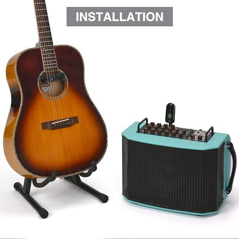 Acoustic Guitar Pickup Rechargable Active Soundhole Guitar Pickup Adjustable Pickup for Guitar Magnetic Coil Build-in Volume Control Guitar Microphone Acoustic Pickup in Saudi Arabia