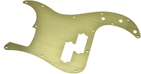 Dopro 13 فتحة لليد اليمنى على الطراز الحديث من معدن الألومنيوم المؤكسد الدقة باس P Bass Pickguard يناسب الحاجز الأمريكي P Bass الأسود in Saudi Arabia