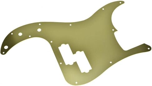 Dopro 13 فتحة لليد اليمنى على الطراز الحديث من معدن الألومنيوم المؤكسد الدقة باس P Bass Pickguard يناسب الحاجز الأمريكي P Bass الأسود in Saudi Arabia