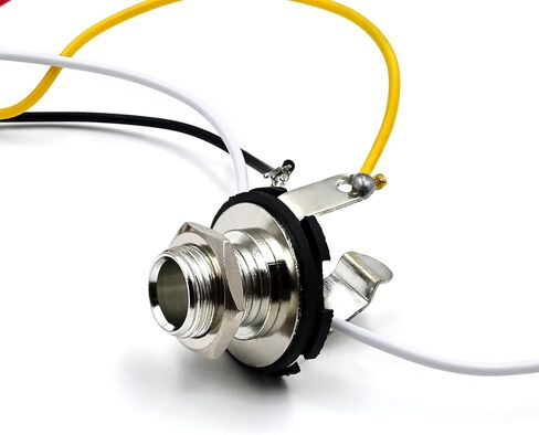 P Bass Humbucker Pickups Prewired Harness Set with 1T1V 1Jack, Variable Gauss Ceramic Traditional Precision 4 String Bass Pickups Set Compatible for PB Style Electric Bass, Black in Kuwait