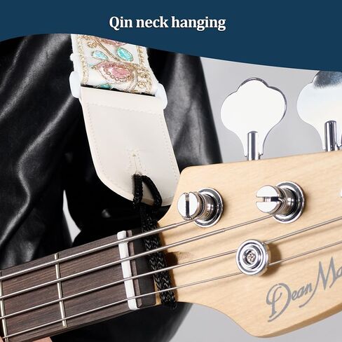 حزام الجيتار، حزام جيتار كهربائي قوطي من الجلد باللون الأرجواني المنقوش، حزام جيتار صوتي عتيق غربي قابل للتعديل in Kuwait