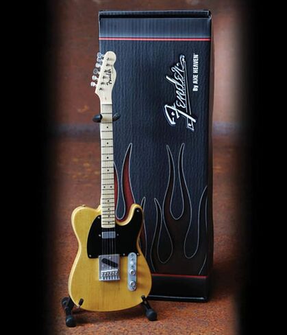 Axe Heaven FT-001 Fender Telecaster Butterscotch Blonde Miniature Guitar in Saudi Arabia