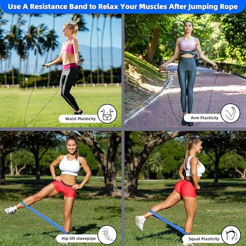 حبل القفز، حبل القفز السريع الخالي من التشابك مع محامل كروية، حبل القفز مع مقابض إسفنجية للنساء والرجال والأطفال، حبل القفز قابل للتعديل من أجل تمارين اللياقة البدنية والتمارين الهوائية in Kuwait
