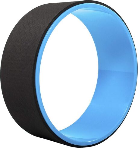 Signature Fitness Yoga Wheel for Stretching Dharma Yoga Prop Wheel, Comfortable Support for Yoga Poses and Backbends, Multiple Colors in Saudi Arabia