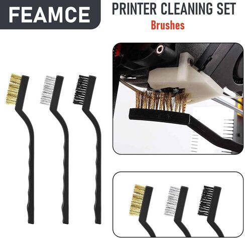 3D Printer Cleaning Tool Set - 6-in-1 3D Printer Accessories Kit - includes Spatula, Brushes, Wire Cutters, File, Cleaning Needles - Essential 3D Printing Tool Kit for All Printers in Saudi Arabia