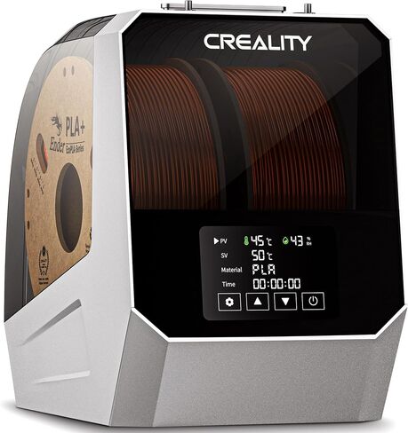 2024 CREALITY Official Space Pi Filament Dryer Plus, Dual-Spool Filament Dryer Box for 3D Printing with PTC Heater, 360° Fast Heating, 4'' LCD Touch Screen, One Key Set, Compatible with PLA PETG ABS in Saudi Arabia