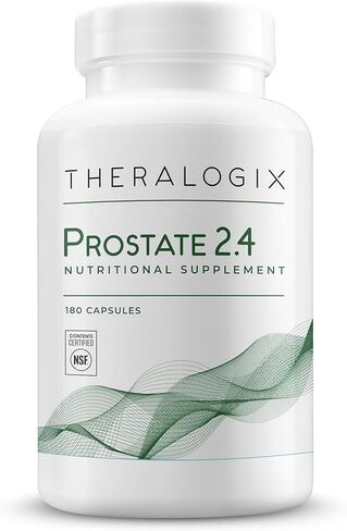 Theralogix Prostate 2.4 مكمل غذائي - كمية تكفي 90 يومًا - صحة البروستاتا للرجال - يدعم أنسجة البروستاتا الصحية - الليكوبين وفيتامين د3 والسيلينيوم وفيتامين هـ - معتمد من NSF - 180 كبسولة in Kuwait