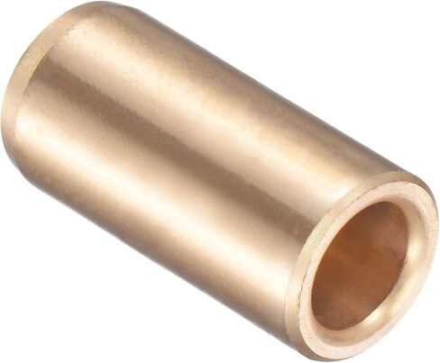 uxcell Sleeve Bearings 8mm Bore 12mm OD 25mm Length Cast Brass Self-Lubricating Bushing 2pcs in Saudi Arabia