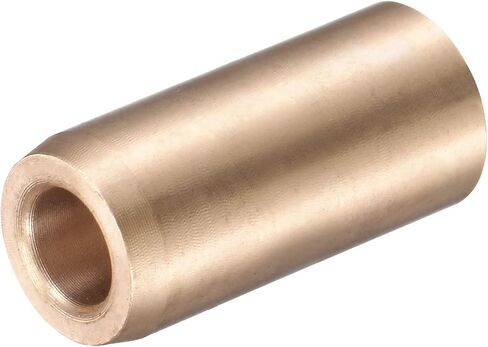 uxcell Sleeve Bearings 8mm Bore 12mm OD 25mm Length Cast Brass Self-Lubricating Bushing 2pcs in Saudi Arabia