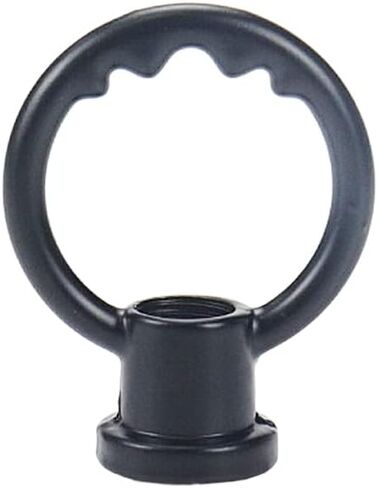 4 قطع مصباح أنثى حلقة حامل أسود رفع العين الجوز حلقة هوك للمصابيح الأوروبية، مصابيح كريستال الرجعية، الثريات 1.73 "× 1.38" in Kuwait