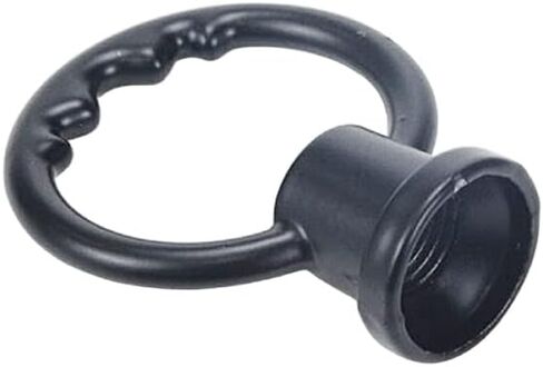 4 قطع مصباح أنثى حلقة حامل أسود رفع العين الجوز حلقة هوك للمصابيح الأوروبية، مصابيح كريستال الرجعية، الثريات 1.73 "× 1.38" in Kuwait