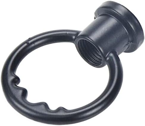 4 قطع مصباح أنثى حلقة حامل أسود رفع العين الجوز حلقة هوك للمصابيح الأوروبية، مصابيح كريستال الرجعية، الثريات 1.73 "× 1.38" in Kuwait