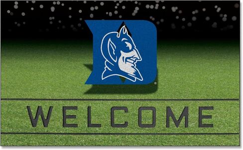 FANMATS 19967 Duke Blue Devils Crumb Rubber Outdoor Door Mat - 18in. x 30in. in Saudi Arabia