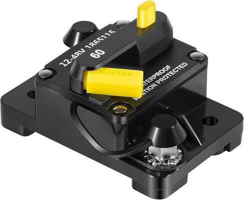 بديل لقاطع الدائرة Minn Kota 1865115 MKR-27 60 أمبير مقاوم للماء لجميع المحركات الكهربائية Minn Kota 12VDC، 24VDC، 36VDC، 48VDC in Saudi Arabia