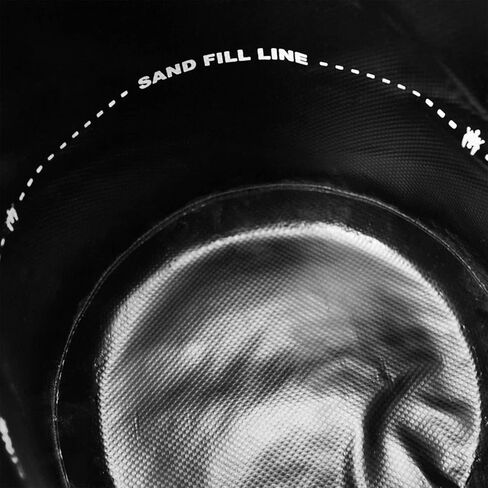 Meister BEAST جرس الرمل المحمول - وزن كيس الرمل الناعم - 35 رطل / 15.9 كجم - أسود in Kuwait