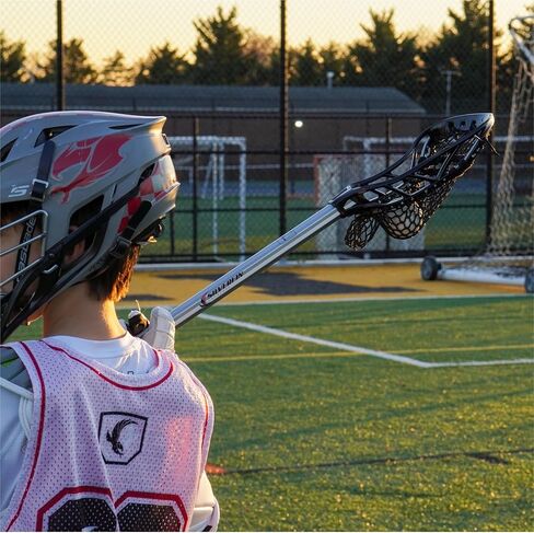 Silverfin Mens Complete Lacrosse Stick with Mesh Pocket | Youth Lacrosse Stick: Smooth, Lightweight & Durable with Sturdy Construction | Kids Lacrosse Sticks | Boys Lacrosse Stick in Kuwait