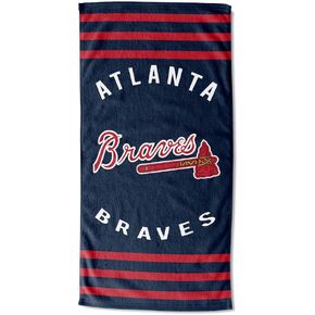 The Northwest Company MLB Atlanta Braves Beach Towel, Blue, 30 x 60