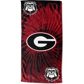 Northwest NCAA Georgia Bulldogs Unisex-Adult Beach Towel, 30" x 60", Psychedelic