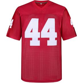 Forrest Gump Jerseys, 44 Stitched Movie Football Jersey Red for Men S-XXXL