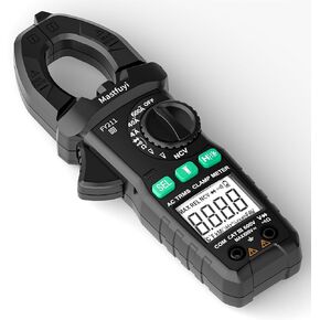 Digital Clamp Meter T-RMS 4000 Counts, Multimeter Voltage Tester Auto-ranging Measures AC Current, AC/DC Voltage, Resistance, Diode, Continuity and NCV, with Backlight Flashlight