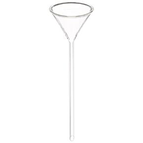 United Scientific GF6140-50 Long Stem Glass Funnel, 50mm Top Diameter, 195mm Length (Pack of 6)