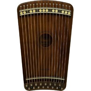 Guitar Harp | Hanago M28 [16 Strings but Playable 28 Notes] Single-Fret Fingerboard with Piano Array, Portable A4 Size, All Solid Wood(Mahogany) in Saudi Arabia
