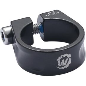 Bike Seat Clamp Bicycle Seatpost Collar Diameter 31.8mm /34.9mm,Premium Lightweight Aluminum Seat Post Clamp