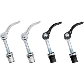 4Pcs Bicycle Folding Screw Seatpost Fixed Quick Release Screw Rod Mountain Bike Seatpost Clamp Seatpost Locking Saddle Bike Seat Clamps Bike Alloy Seat Post Quick Release Pin Bike Seat Clamp Seatpost