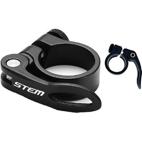 Bicycle Saddle clamp, Seat Post clamp Aluminum Alloy seat clamp Bicycle Saddle Attachment for MTB and Road Bikes 25.4mm