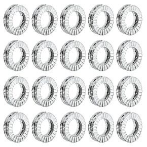 uxcell Wedge Locking Washers for M8 Bolts, 10pcs 304 Stainless Steel Washers Vibration Resistant Safety Washers