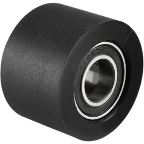 Uxcell 10x30x30mm الأسطوانة المهمل تحمل بكرة انزلاق ناقل عجلة سوداء in Kuwait