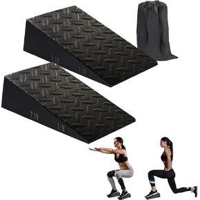 Squat Wedge Blocks Heel Elevators Calf Slant Boards and Wedge Blocks are innovative training tools designed to enhance form, mobility, strength, and balance. They also provide targeted calf stretching and help reduce lower back stress, making them an exce