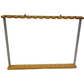 Eisco Labs Buret Rack, Natural Wood, 12 Buret Capacity