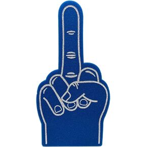 Giant Foam Finger 17 Inch- Protest Foam Hand for All Occasions - Cheerleading for Sports - Exciting Vibrant Colors use as Celebration Pom Poms- Great for Athletics Local Sport Events Games (Red)