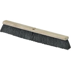 SPARTA Tampico Floor Sweep, Floor Brush for Cleaning, 24 Inches, Black