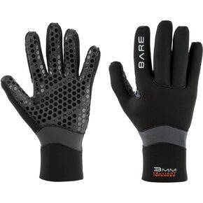 Bare 3MM Ultrawarmth Glove | Neoprene | Made with Unique Omnired Inner Fabric | Great for Diving & Snorkeling | Easy to Put on and take Off | Comfortable | Excellent Dexterity | Unisex | 2XS