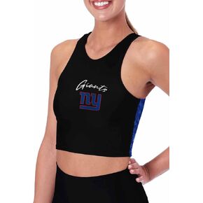 CERTO NFL Women's Sports Bra Activewear - Polyester & Spandex - Crosstown High Neck - Support your Favorite Team in Style