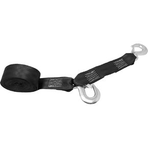 2 Inch Wide Replacement Boat Winch Strap, Boat Hook On One End, 10 Inch Safety Strap with A Forged Snap Hook, 1 Inch Loop On Opposite End for Attachment to Winch, 1333 lb WLL (20 Feet.)