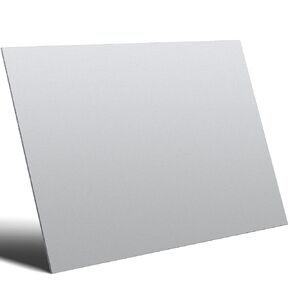 Photect 1 Piece 1/8'' x 9'' x 12'' Steel Plates 304 Stainless Steel Sheets Stainless Metal for Kitchen DIY Crafting