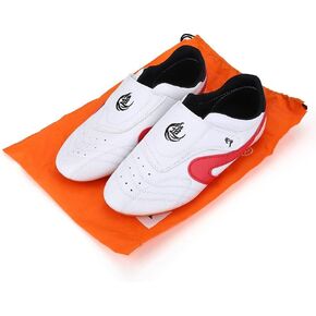 Alomejor Taekwondo Shoes Breathable PU Leather Lightweight for Boxing Kung Fu and TaiChi