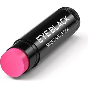 Baseball Eye Black, Anti-Glare Under Eye Black Sports Grease Stick for Baseball Softball Soccer Lacrosse Hockey Athletes Sports Training, Sports Eye Black Stick (Hot Pink)