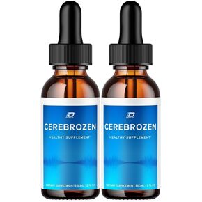 Cerebrozen Tinnitus Ear Drops - Cerebrozen 24, Cerebrozen Liquid Drops, Cerebrozen Reviews, Cerebrozen Drops for Ear Relief (2 Pack - 120 ML)