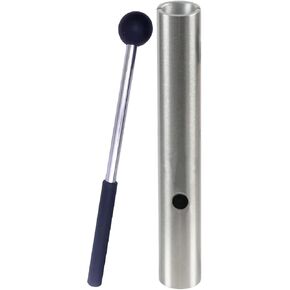 Aluminum Wah Wah Tube with Beater Mallet Wah Wah Percussion Instrument Set Tuning Pipes Sound Set