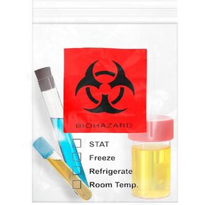 أكياس عينات المخاطر البيولوجية من APQ، مقاس 8 × 10 بوصة. حزمة من 100 كيس عينات شفاف بسحاب. 3 حقيبة حائط لعينات البولي إيثيلين. 2 مل من حقيبة العينات البيولوجية. حقيبة نقل المخاطر البيولوجية. الأكياس البلاستيكية ذات المخاطر البيولوجية in Kuwait