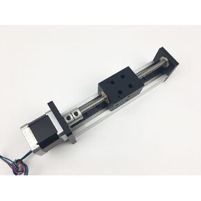 CNC Fine Reciprocating Module,Reciprocating Lifting Device,Lead Screw Setup T8*2 Screw (Diameter 8mm, Pitch 2mm) + nema23 (57 Stepper Motor), Effective Stroke: 300mm/11.82in