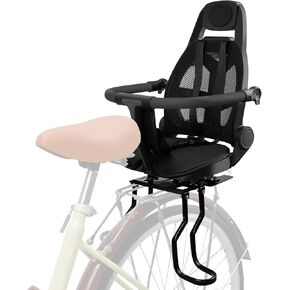 Rear Child Bike Seat, Adjustable Backrest Rear Bike Seat, Foldable and Rotatable Rear Mounted Child Bike Seat, New Comfortable Child Rear Seat, Suitable for Most Bicycle Rear Frames in Kuwait