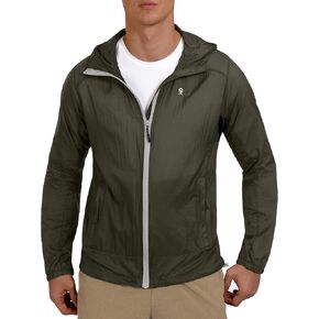 Little Donkey Andy Men’s Upgraded 50 Sun Protection Jacket Packable Waterproof Lightweight Full Zip Hoodie for Running Travel Outdoors Olive Night XL